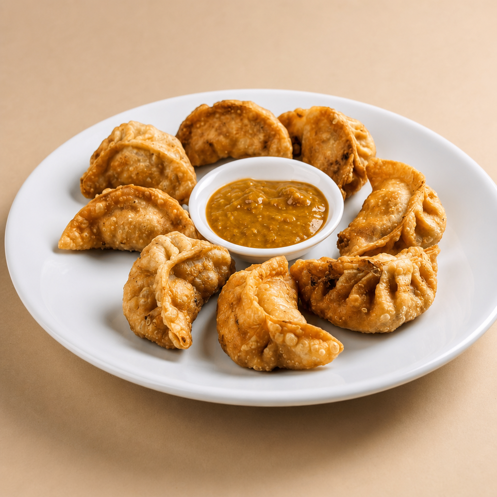 Chicken Fried Momo.