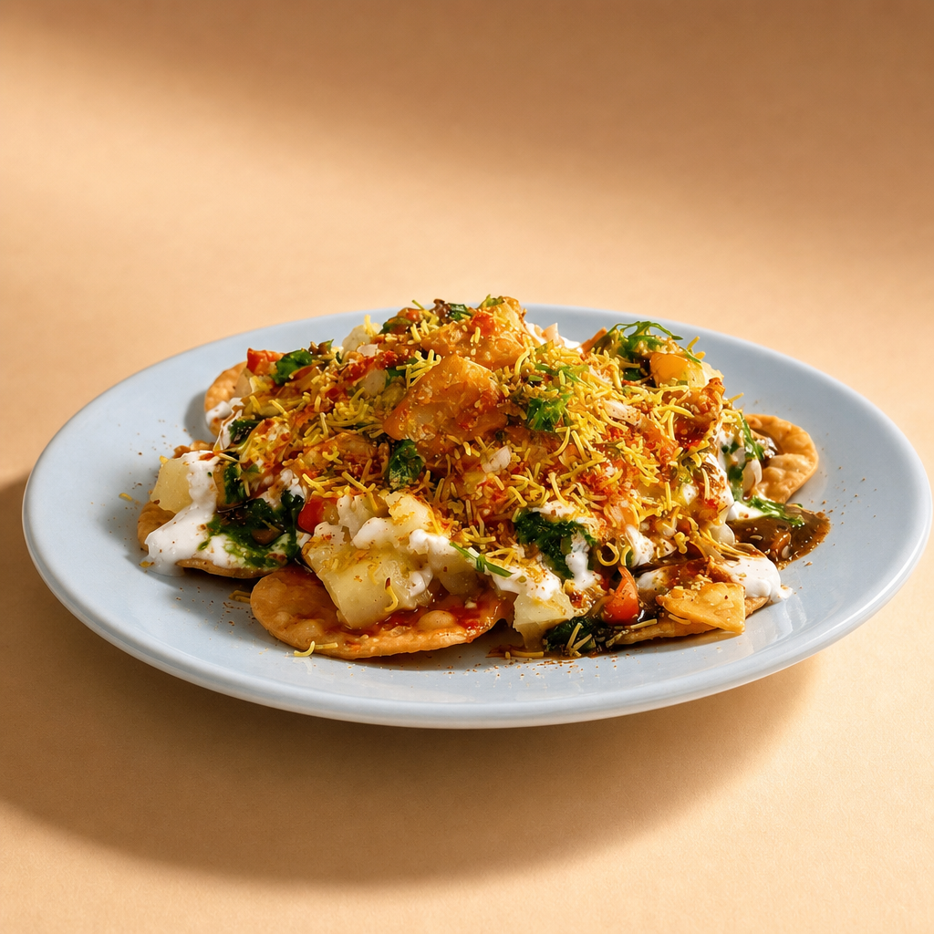 Alu Papdi Chaat.