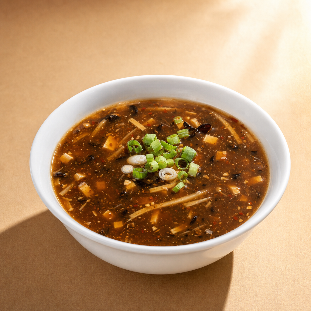Veg Hot and Sour Soup.