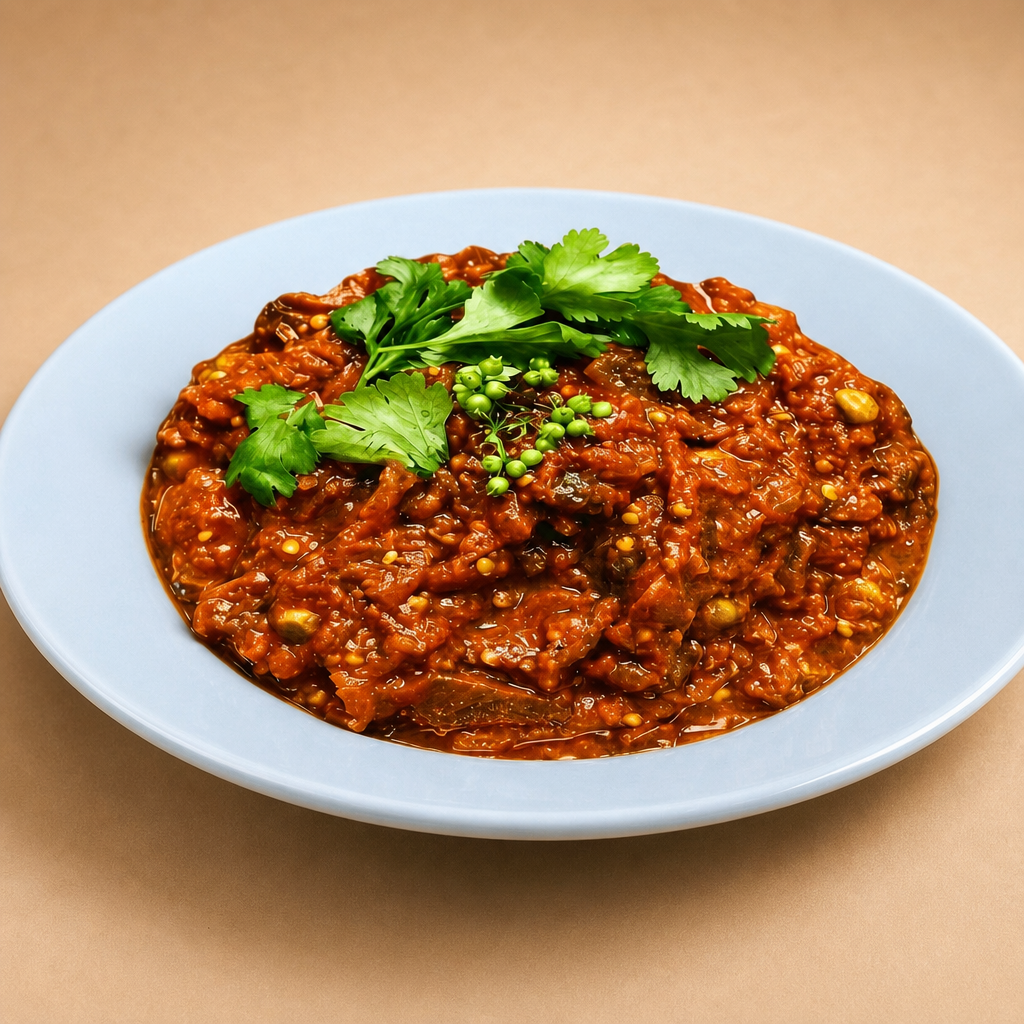 Eggplant-Baingan Bharta.