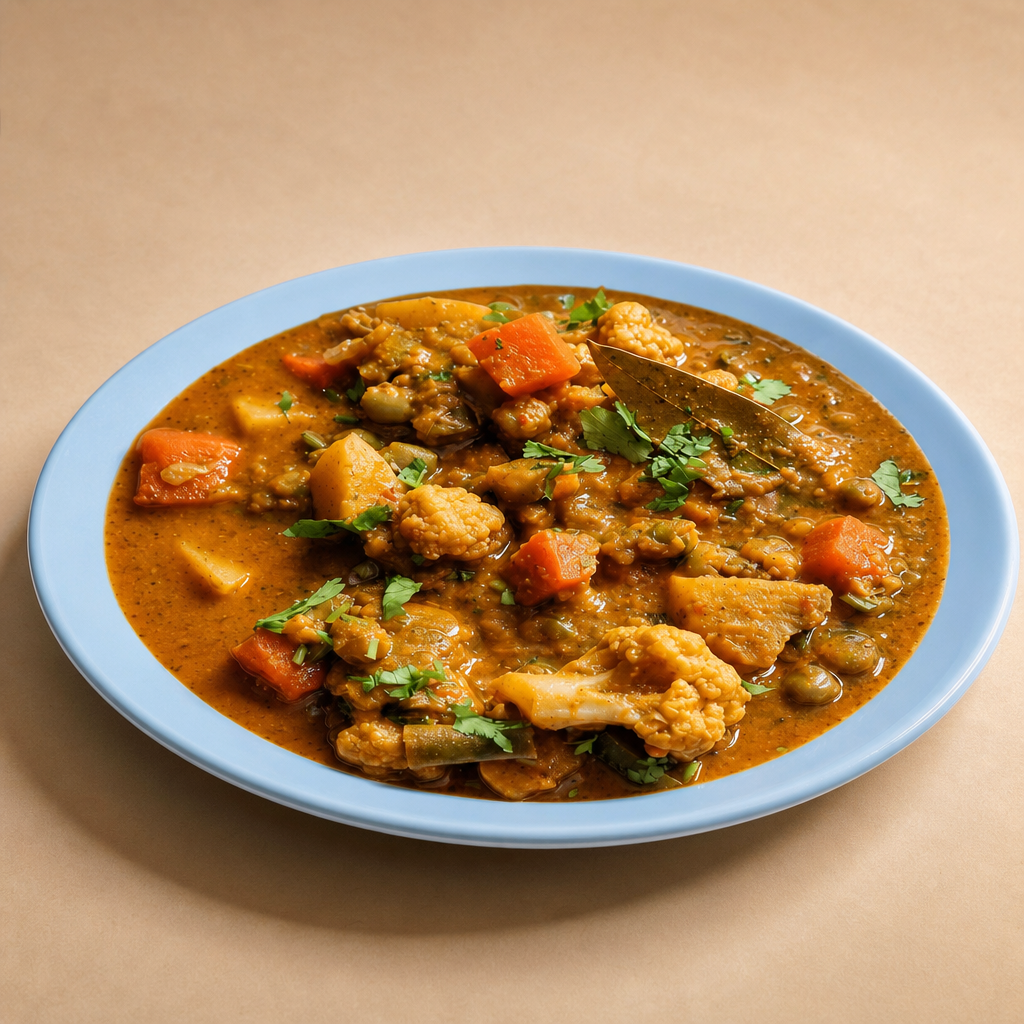 Fresh Vegetables Curry.