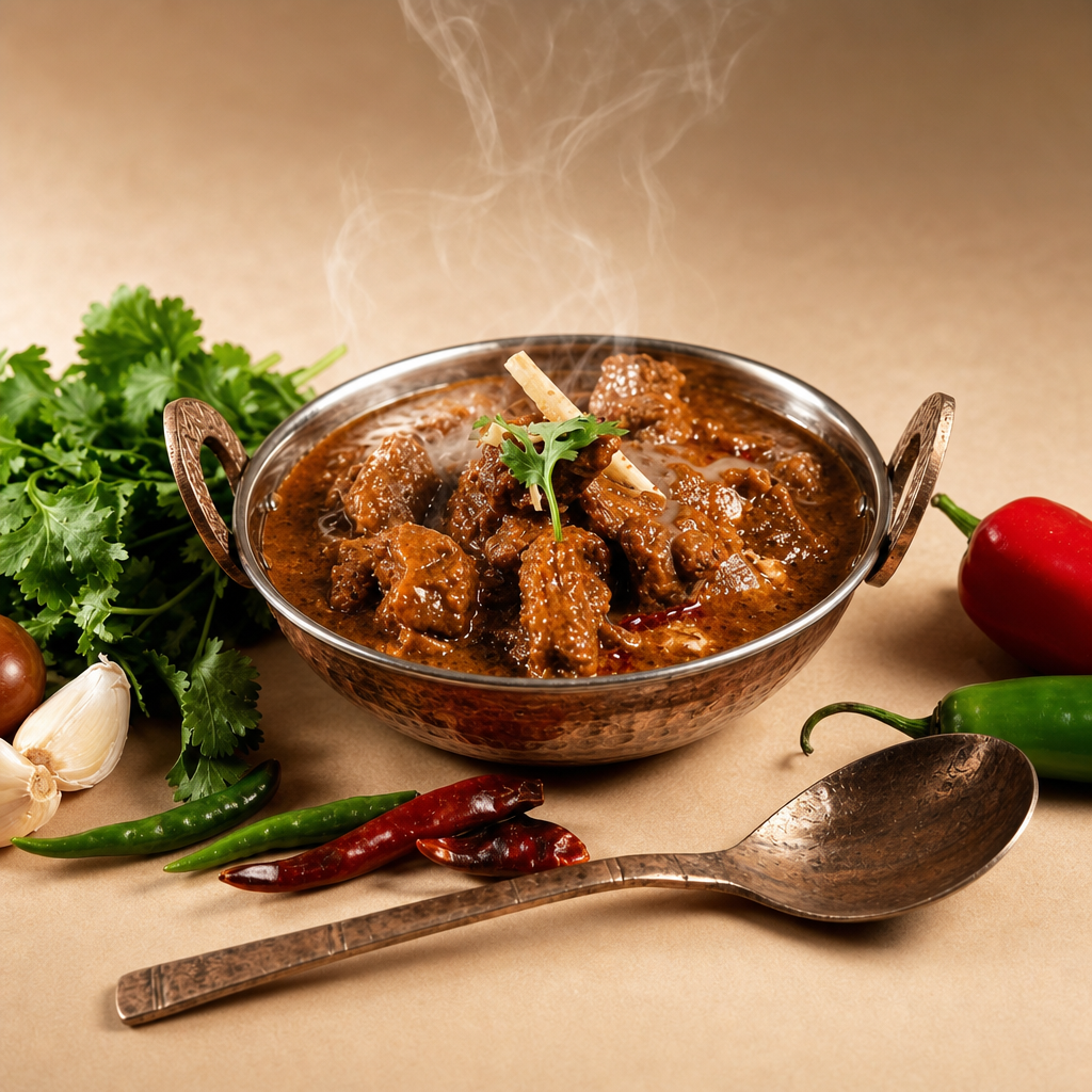 Lamb Kadai.