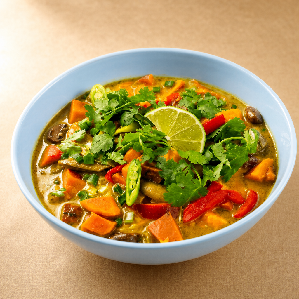 Coconut Vegetable Curry.