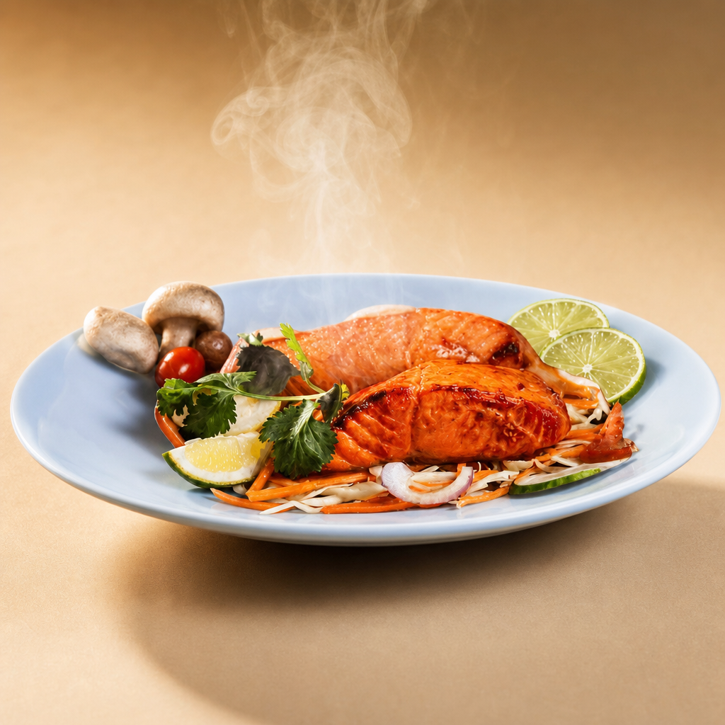 Salmon Tikka.