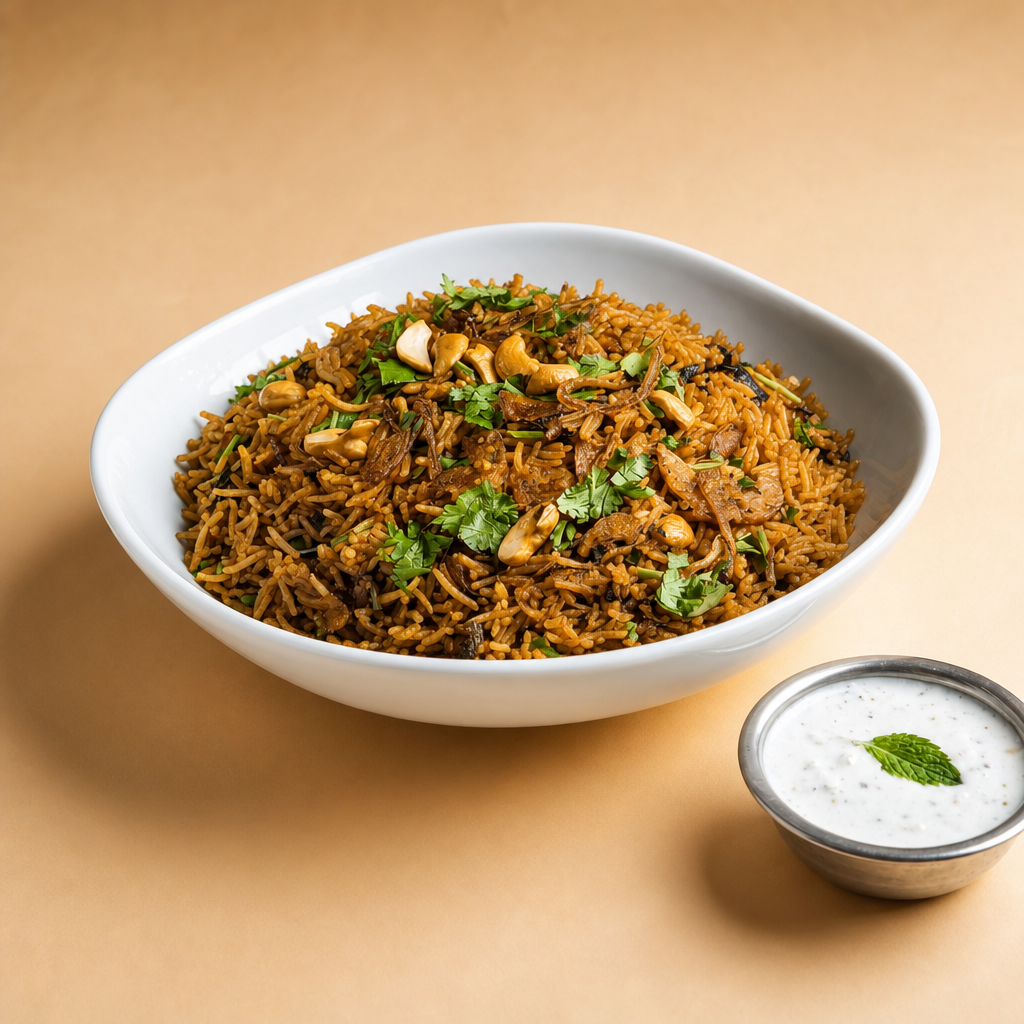 Veg Biryani.