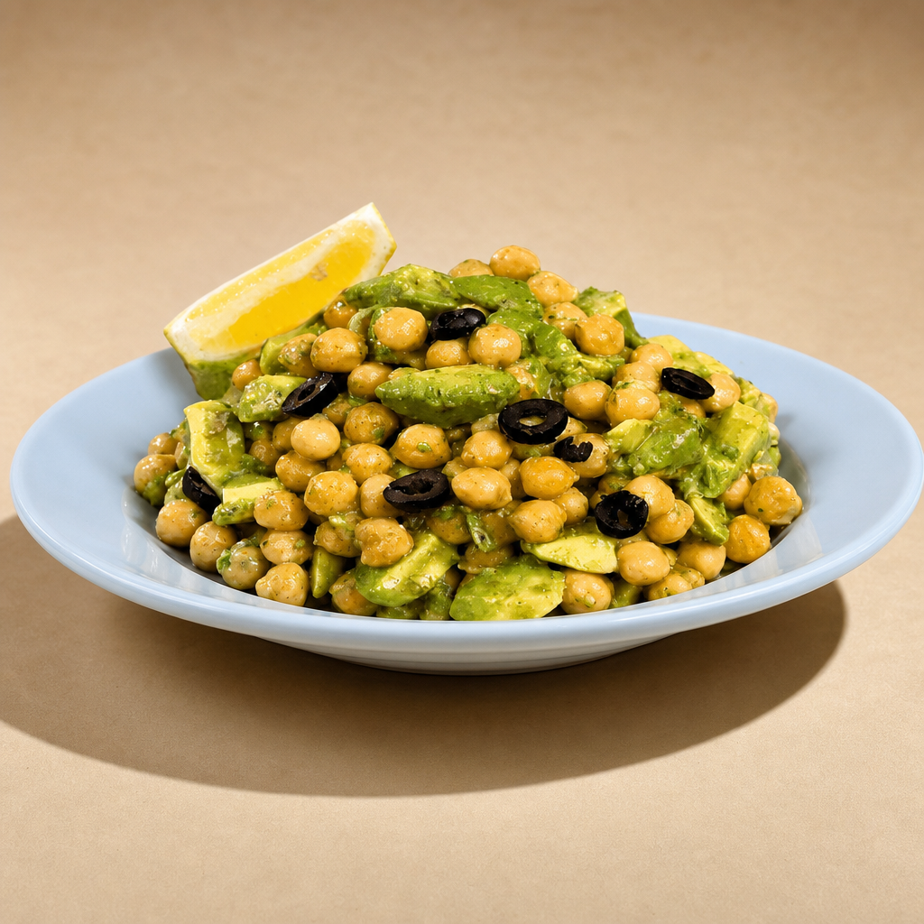Avocado & Garbanzo Salad.