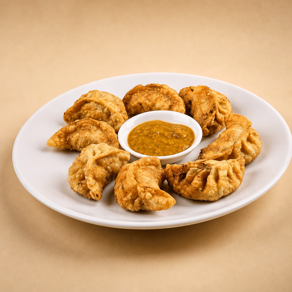 Vegetable Fried Momo.