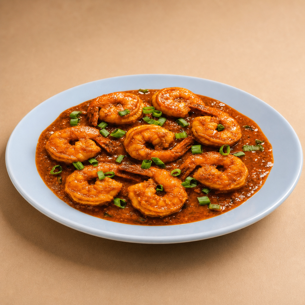 Shrimp Vindaloo.