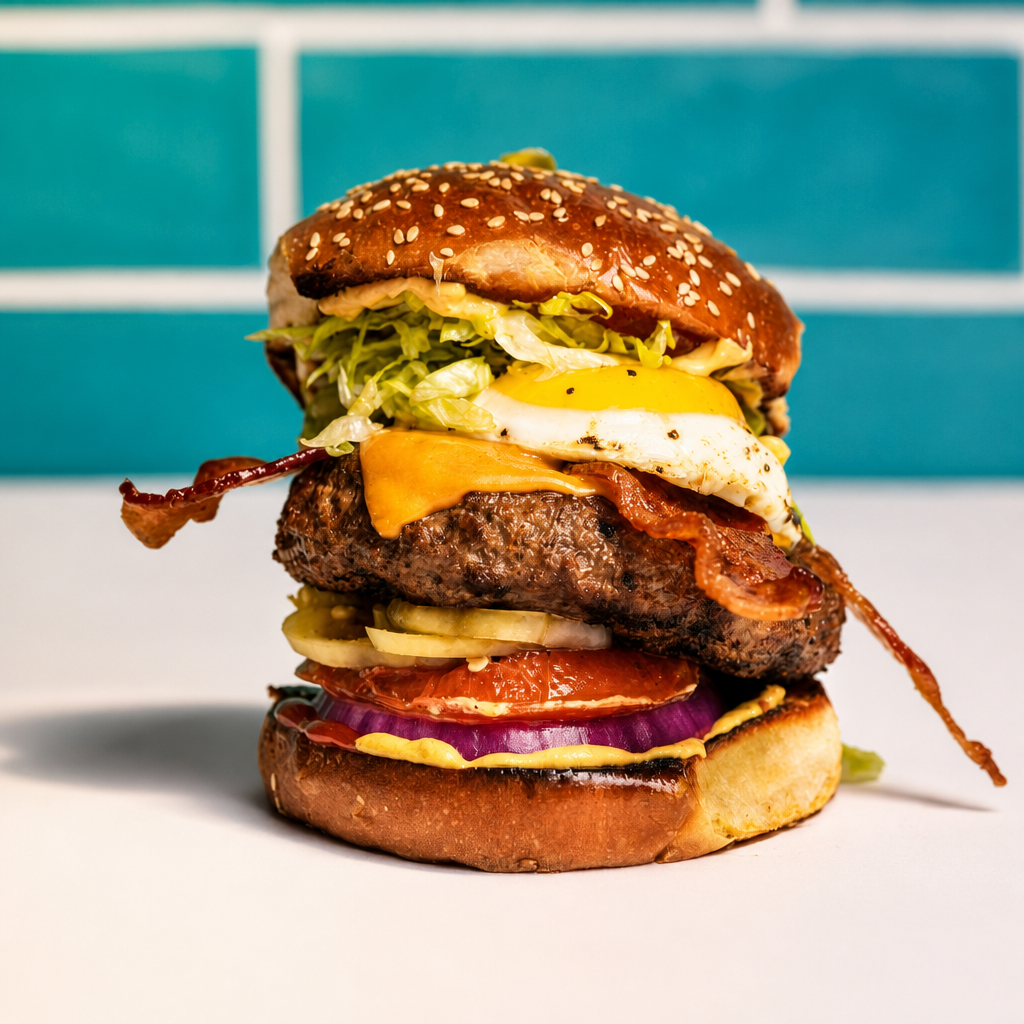 Build Your Own Burger (Includes choice of side).