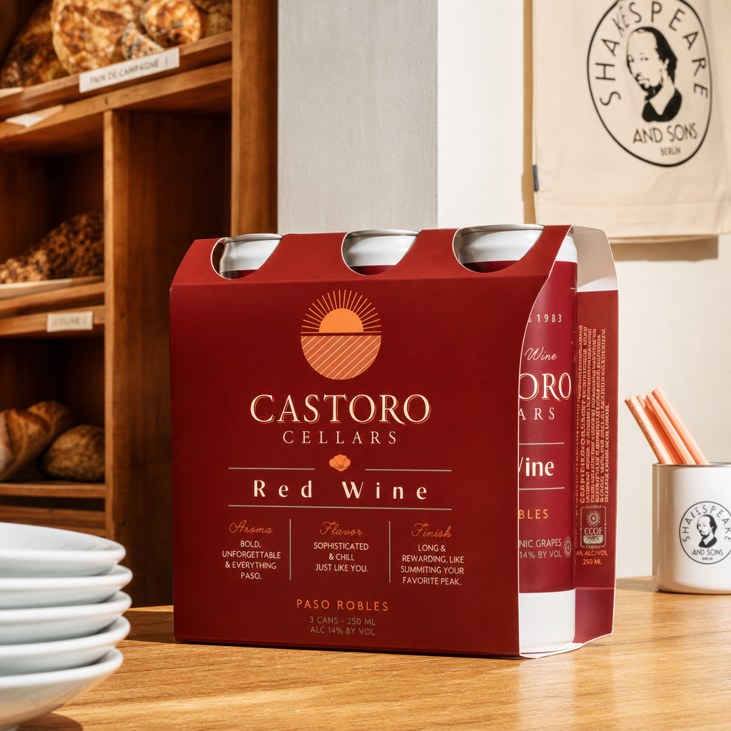 Castoro Cellars Red Wine 8oz.