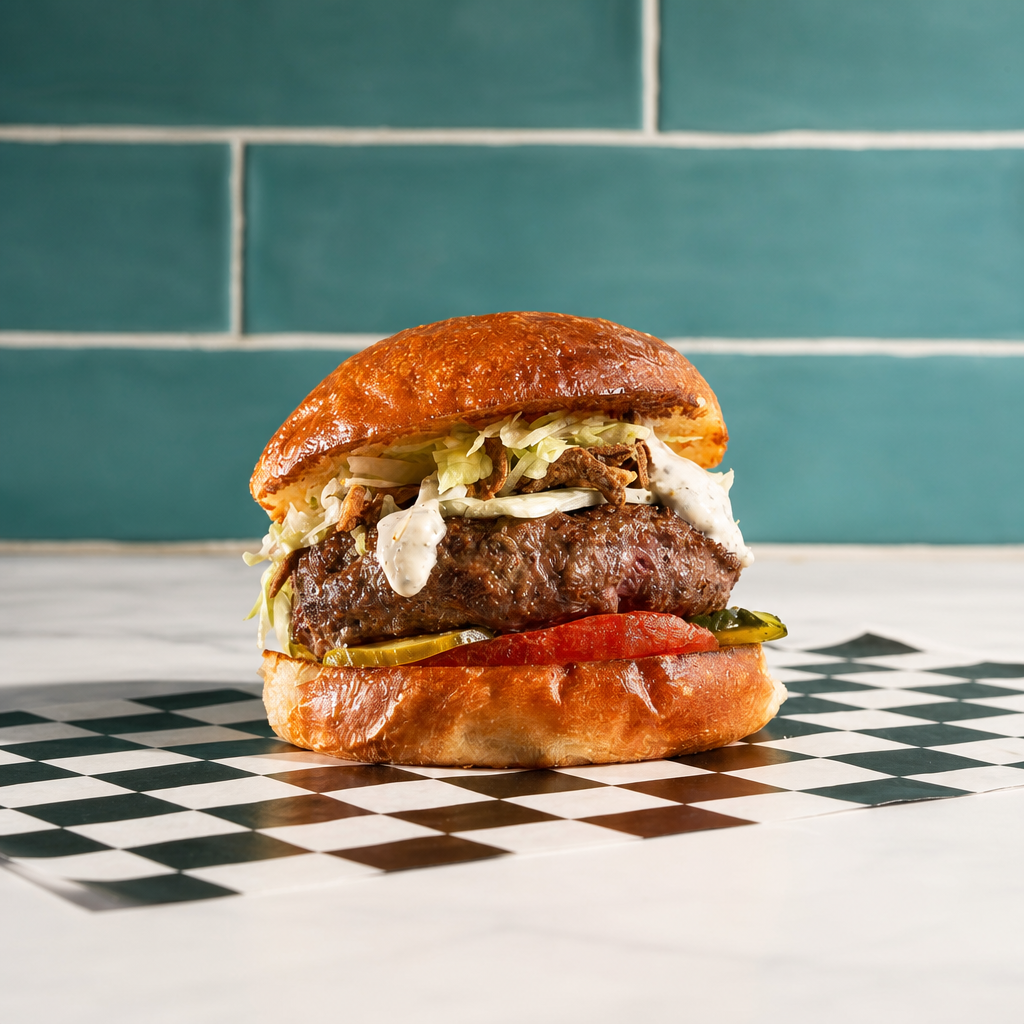 Wagyu Burger (Includes choice of side).