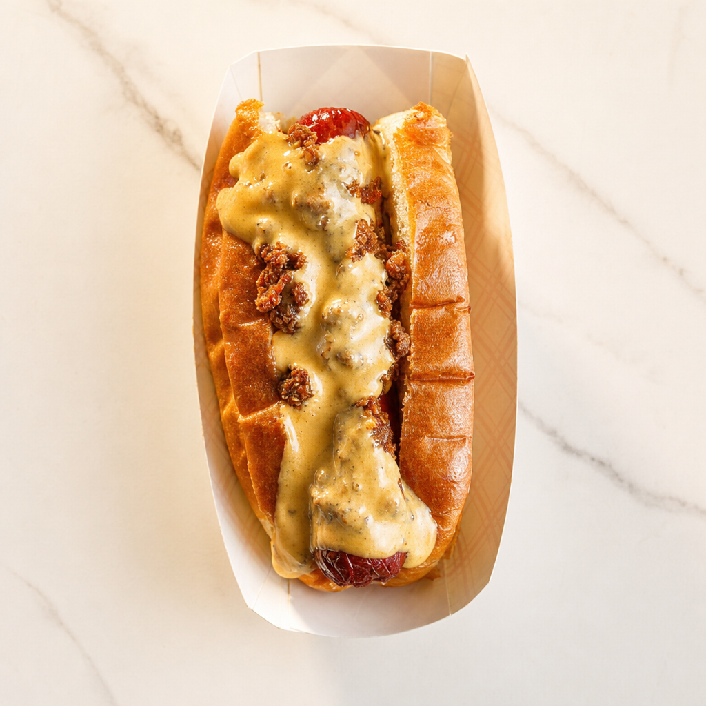 Chili Cheese Dog.