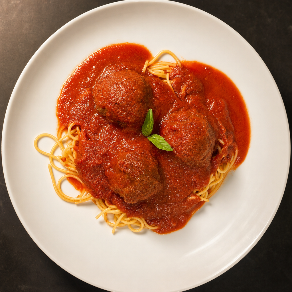 Spaghetti with Meatballs.