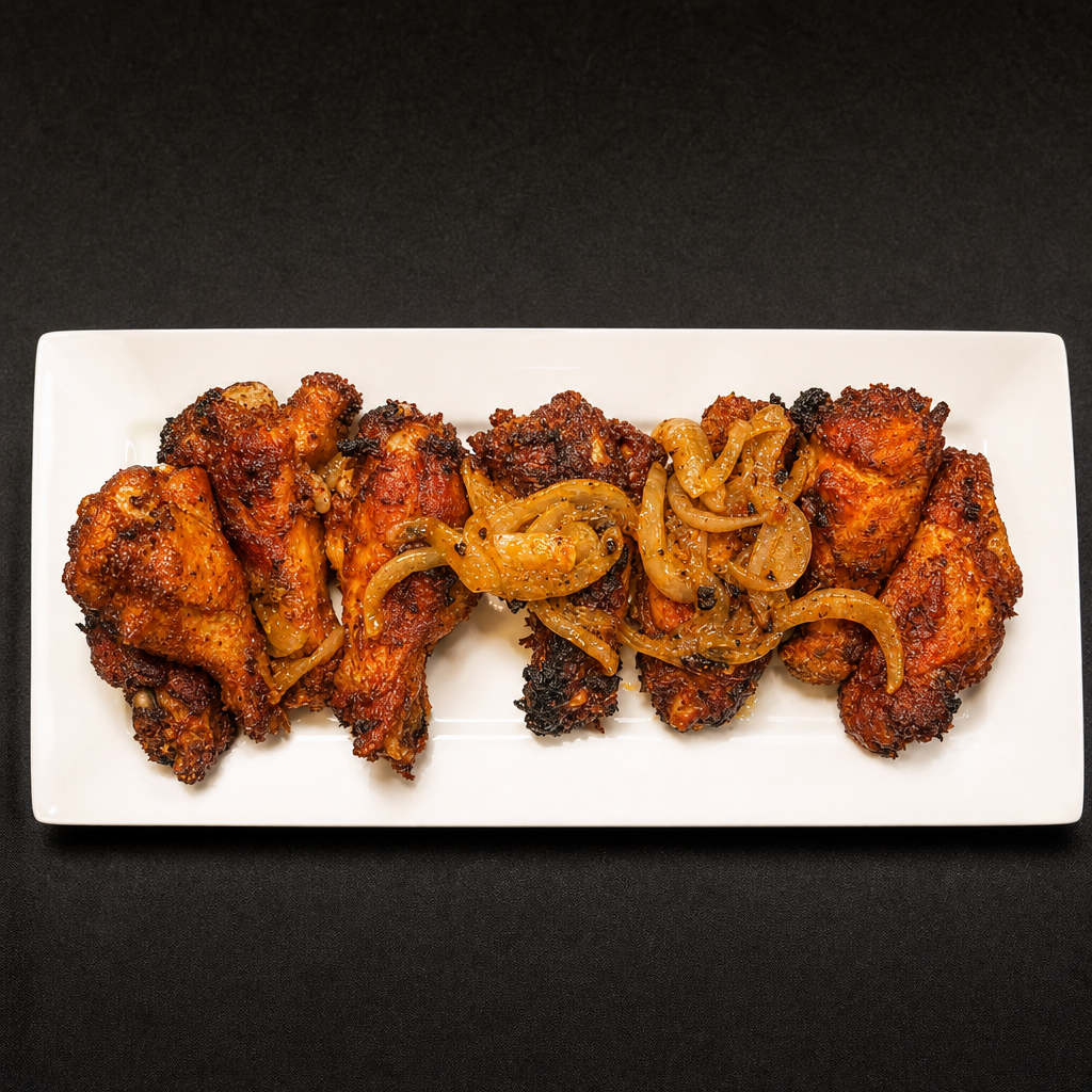 Fire Oven Roasted Wings.