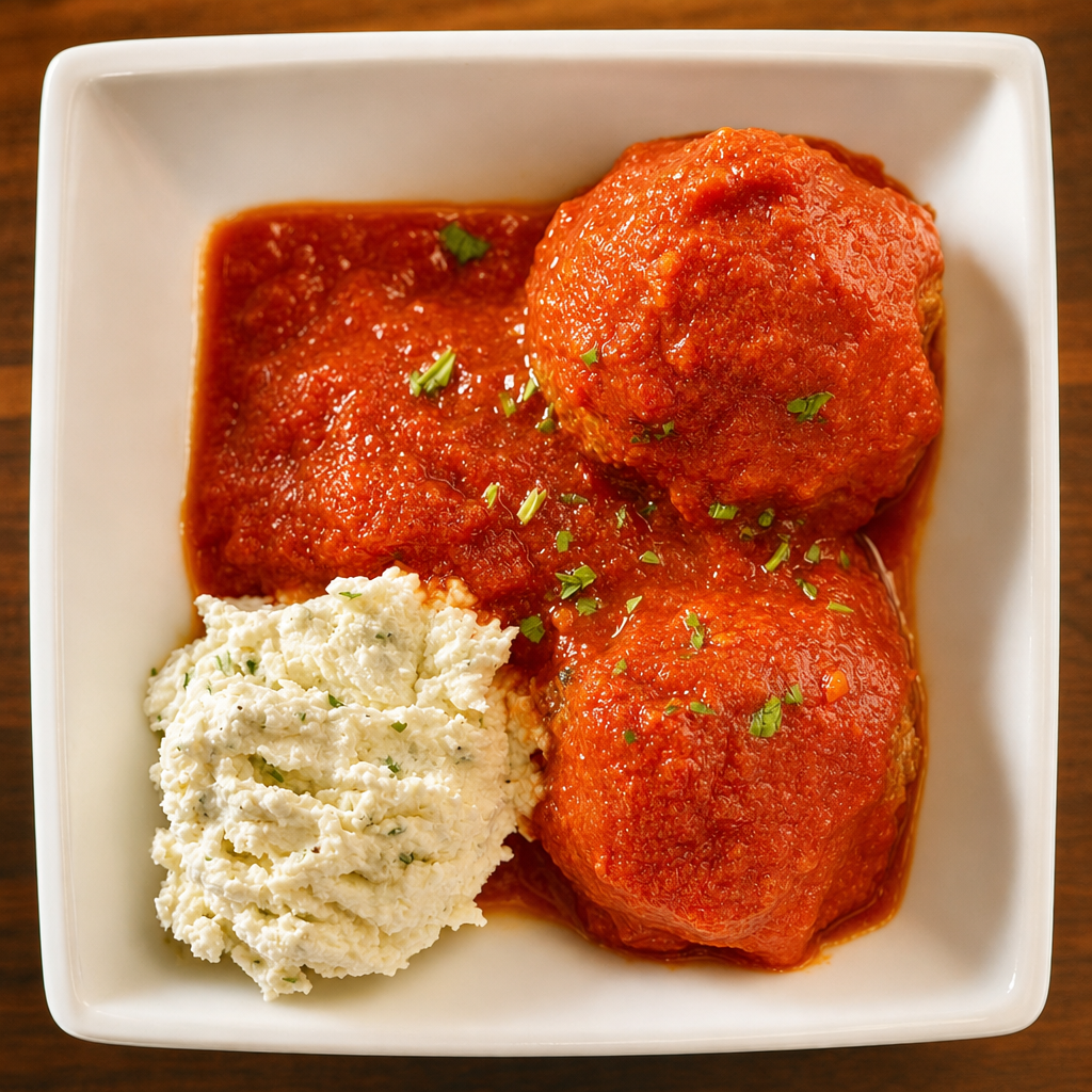 Old School Meatballs.