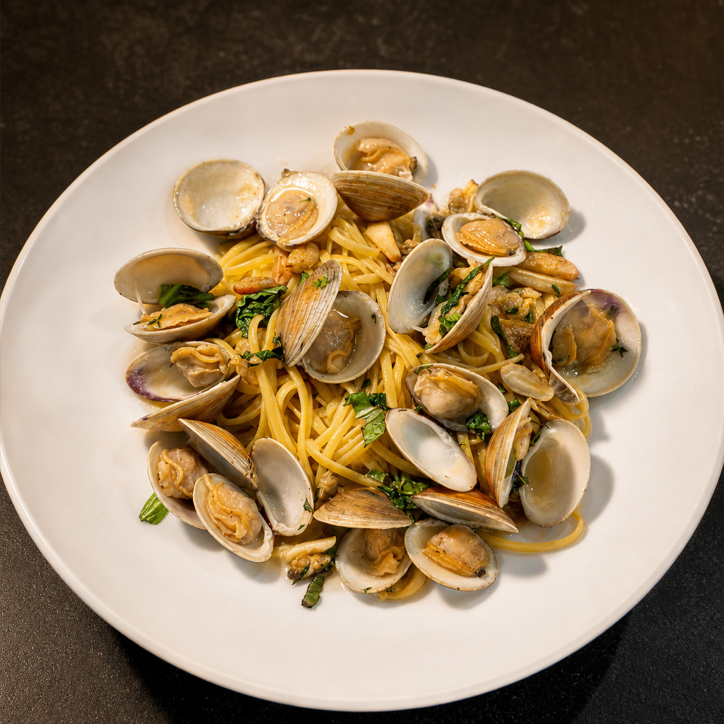 Linguine with Clam Sauce.