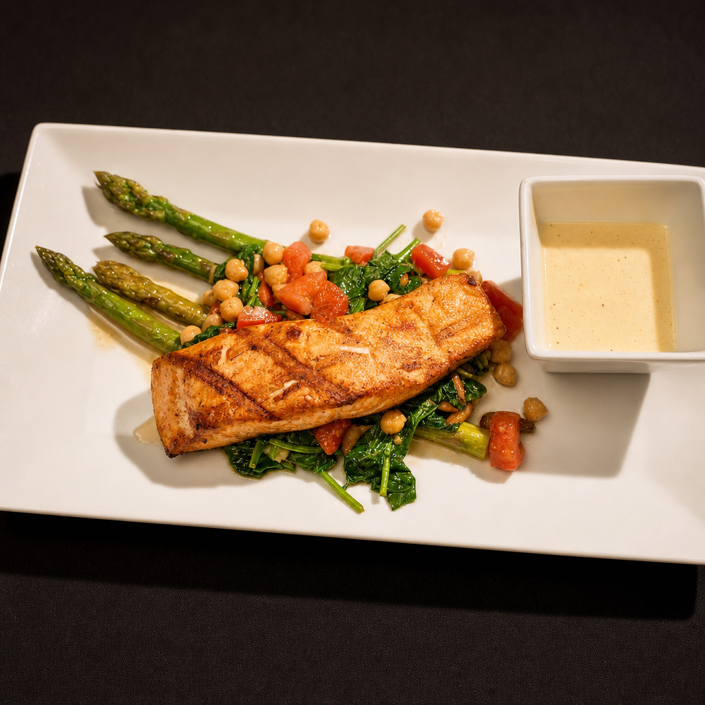 Pan Seared Salmon.