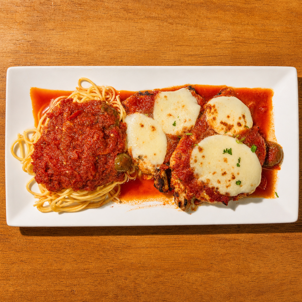 Fiamma Spicy Chicken Parmigiana.
