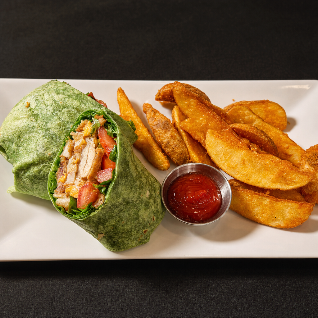 Crunchy Chicken Wrap.