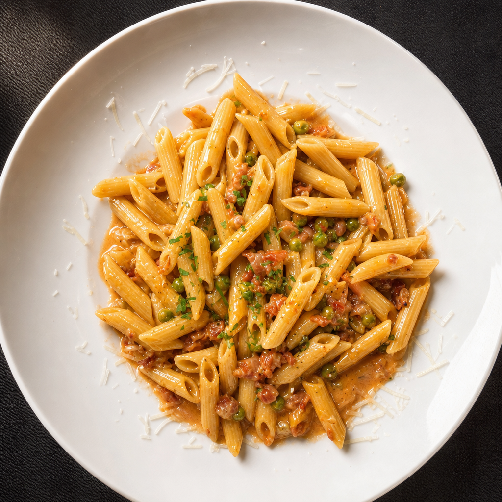 Penne alla Vodka (lunch).