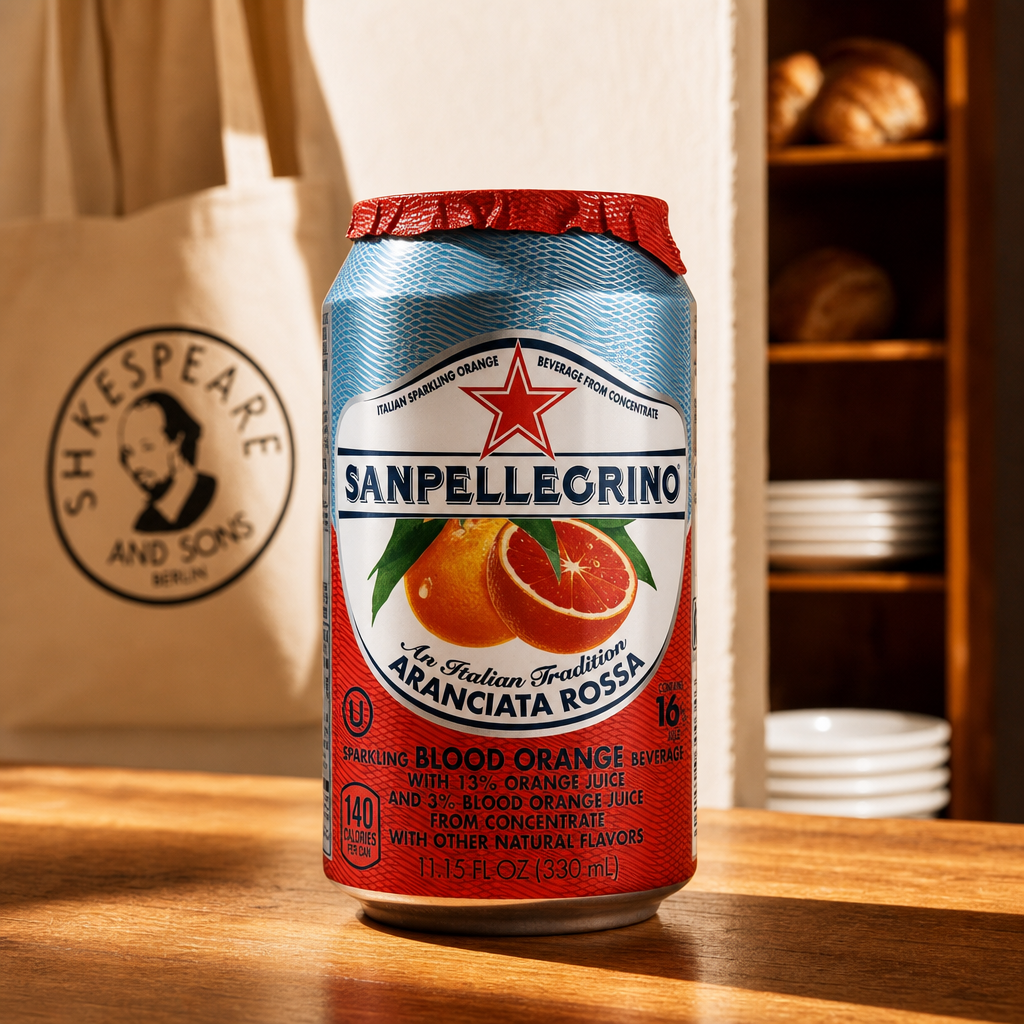 San Pellegrino Aranciata Rossa.