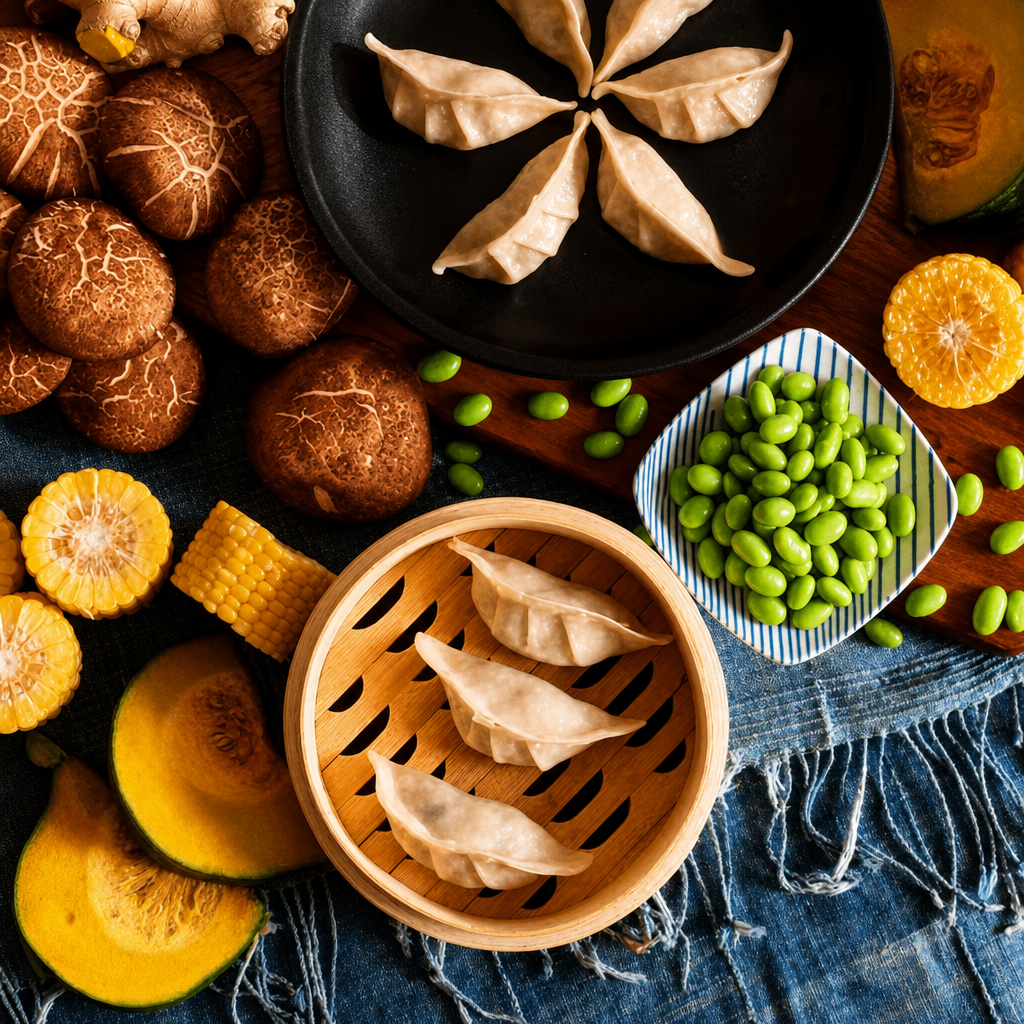 25 Frozen Vegan Dumplings