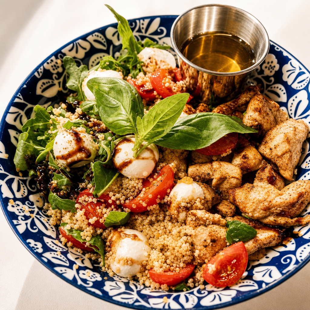 Caprese Chicken Salad.