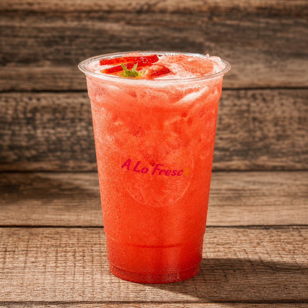 Strawberry Seamoss Lemonade.