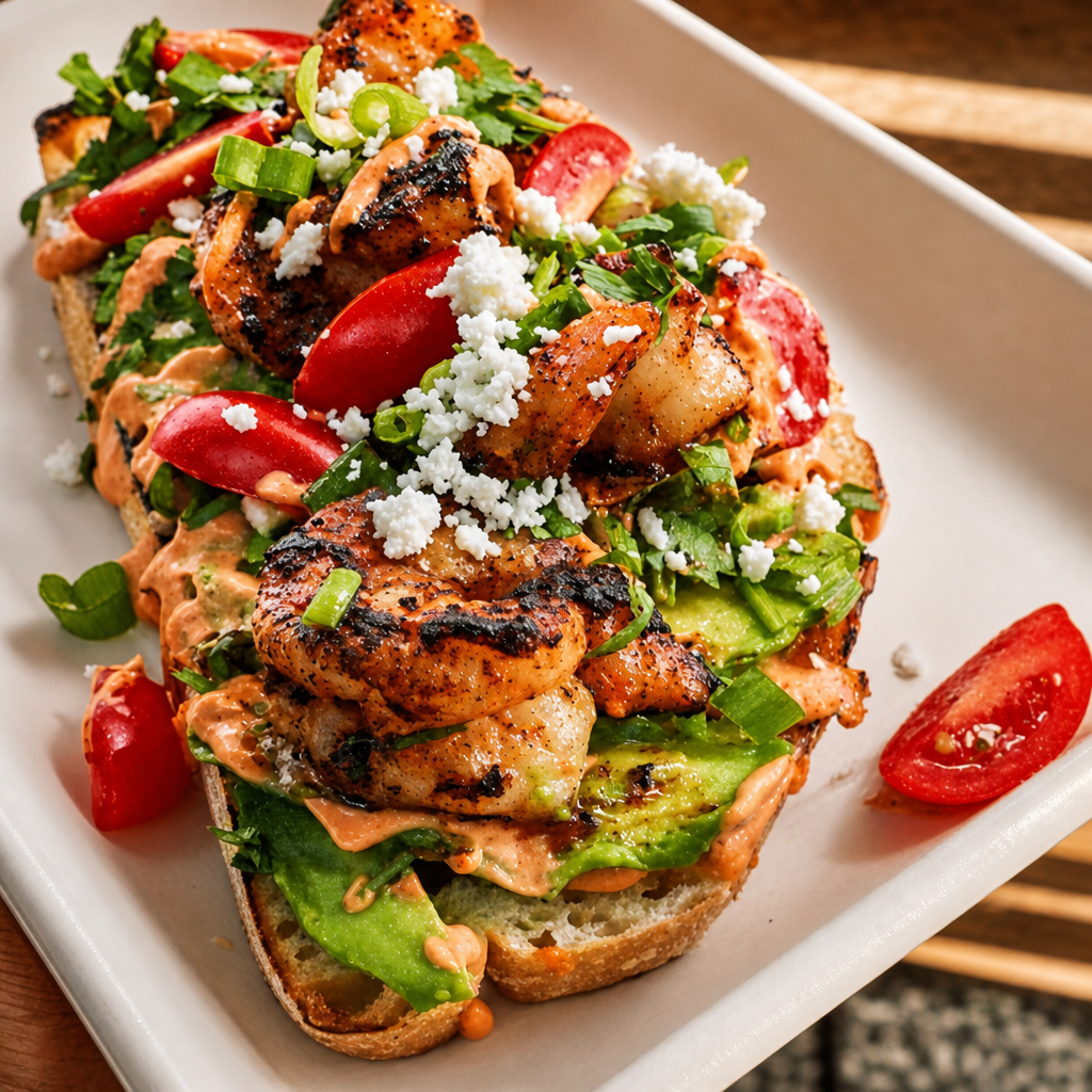Shrimp Avocado Toast.
