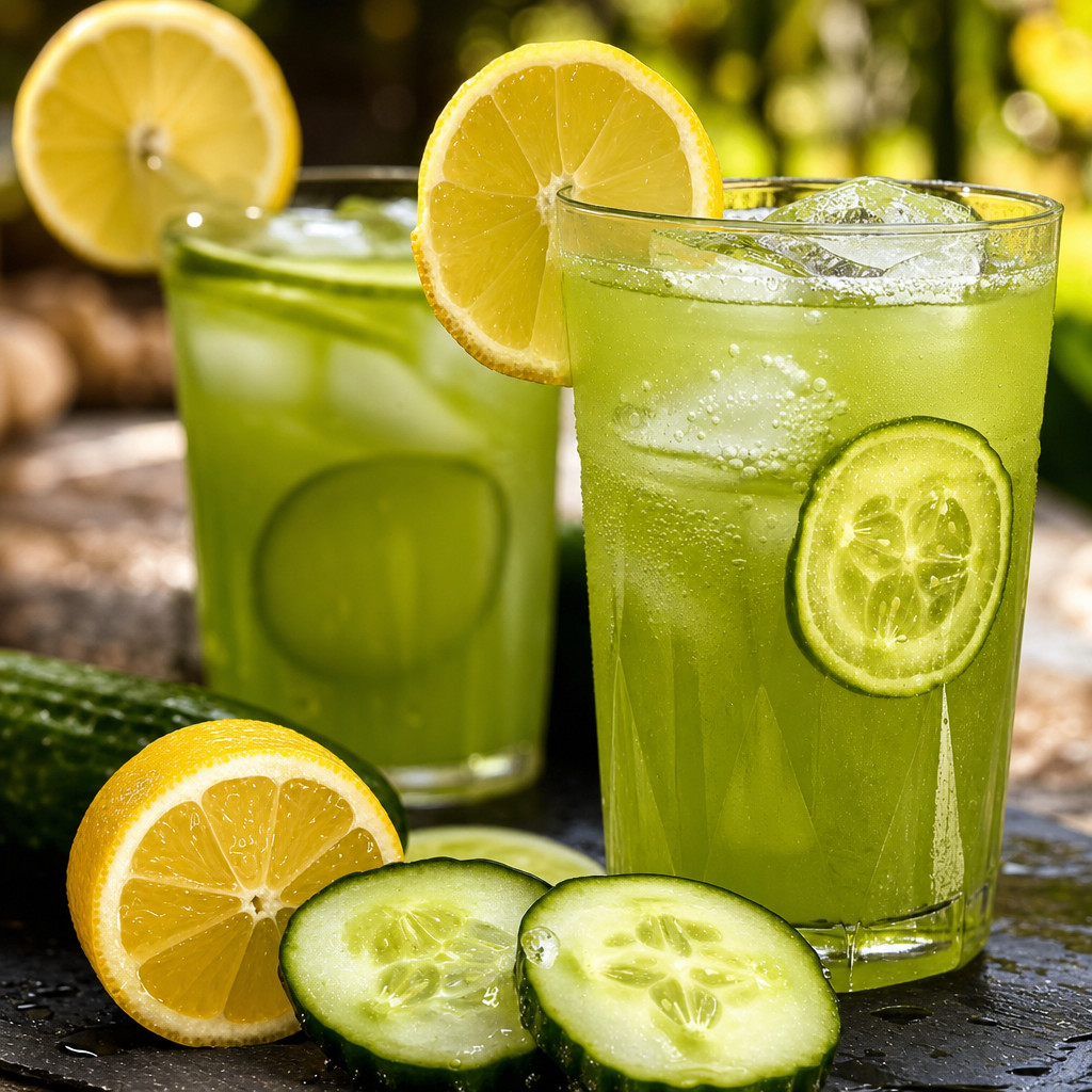 Cucumber lemonade