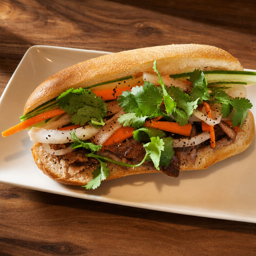Grilled Chicken Banh Mi