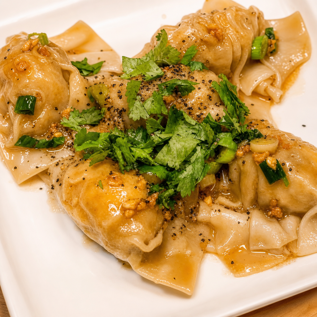 Pork& Shrimp Wontons (Steamed).