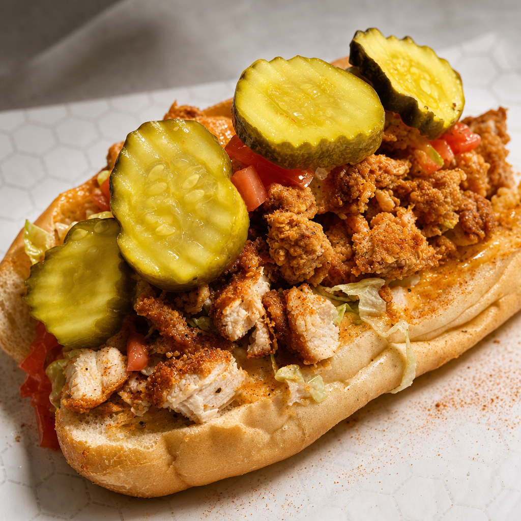 Fried Chicken Po'Boy