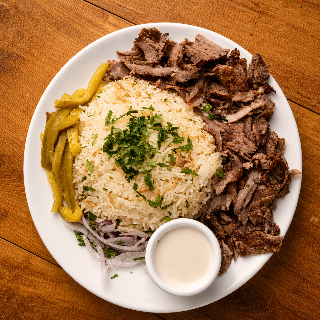 Beef Shawarma Platter