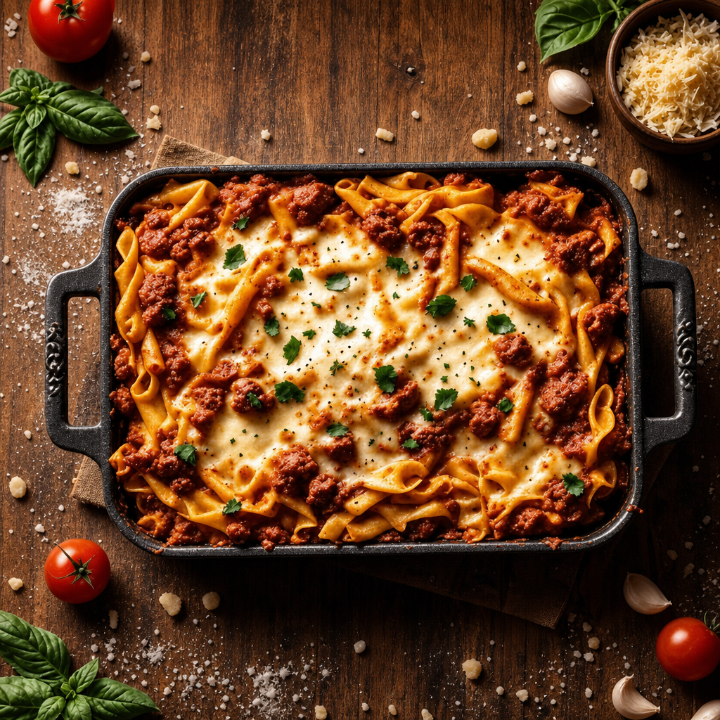 Meat Lasagna.