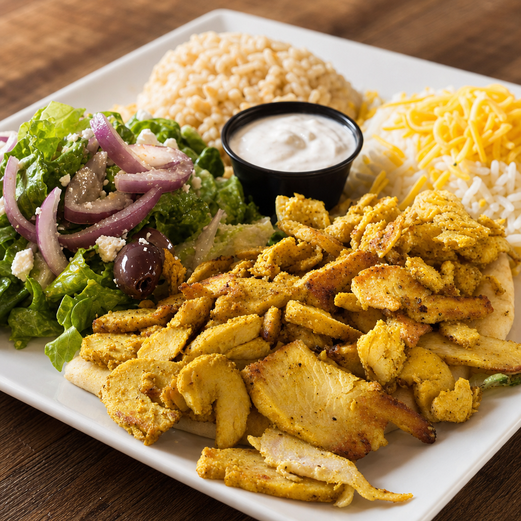 Chicken Shawarma Platter.