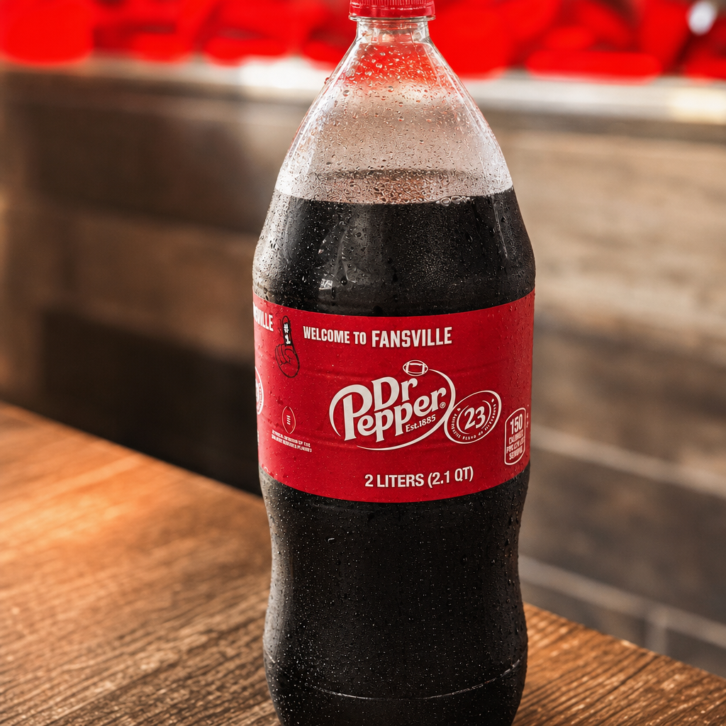 2 liter Dr pepper.
