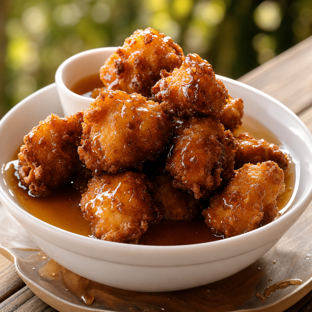 Fried Sweet Corn Nuggets.