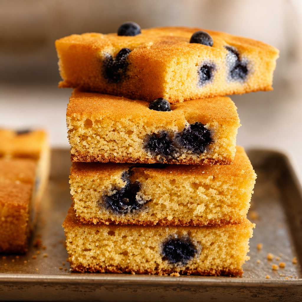 Blueberry Cornbread.