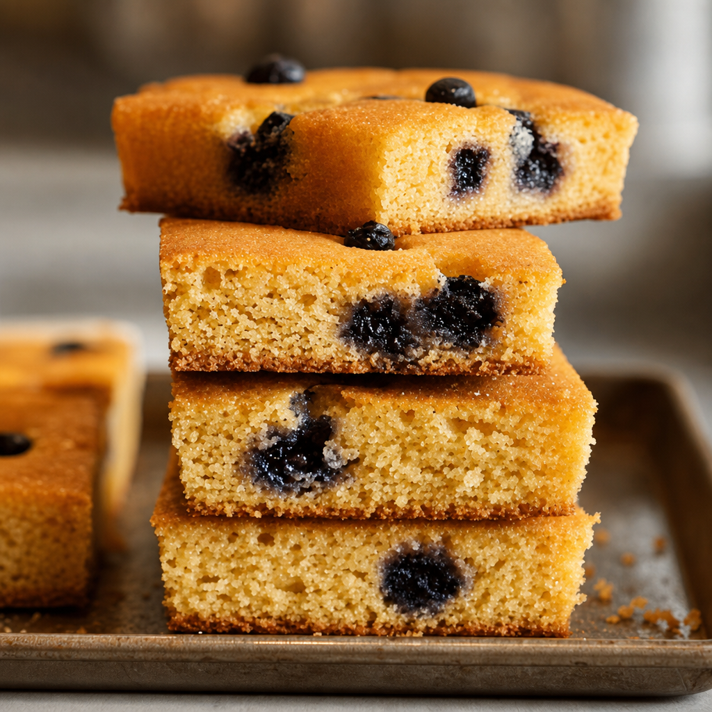 Blueberry Cornbread.