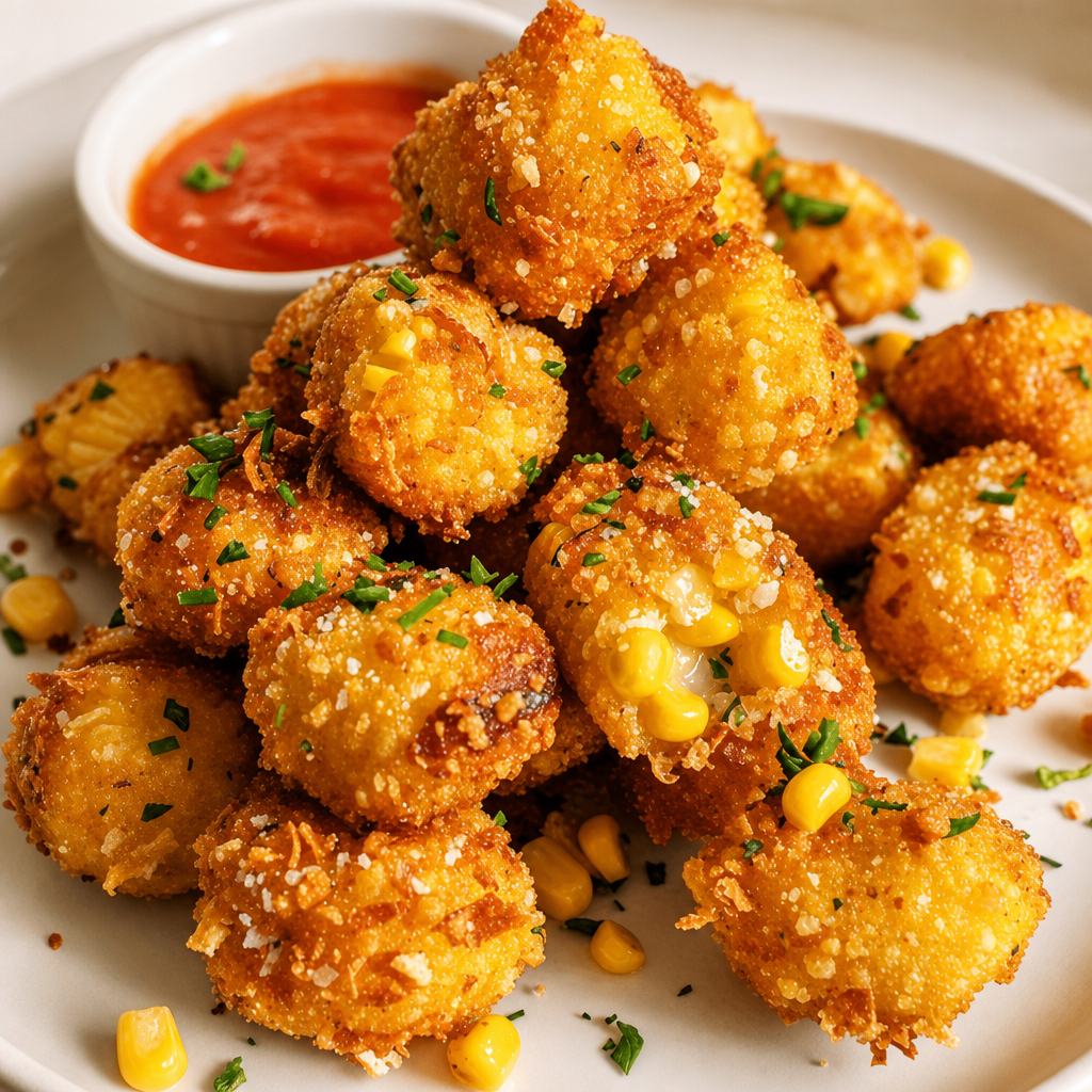 Deep Fried Corn on the Cob Bites.
