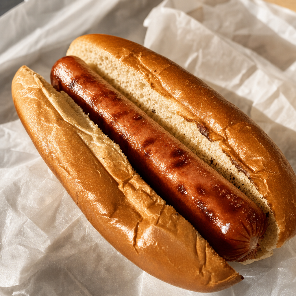 Kid's All Beef Hot Dog.