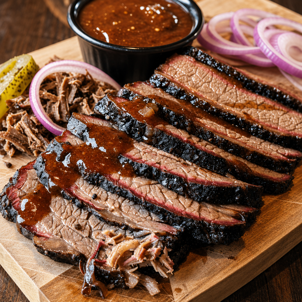 Smoked Brisket Platter.