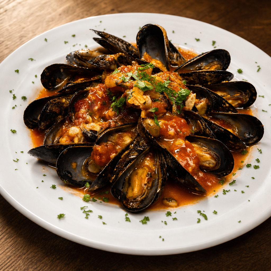 Mussels al Brodetto / Almejas al Brodetto (Appetizers)