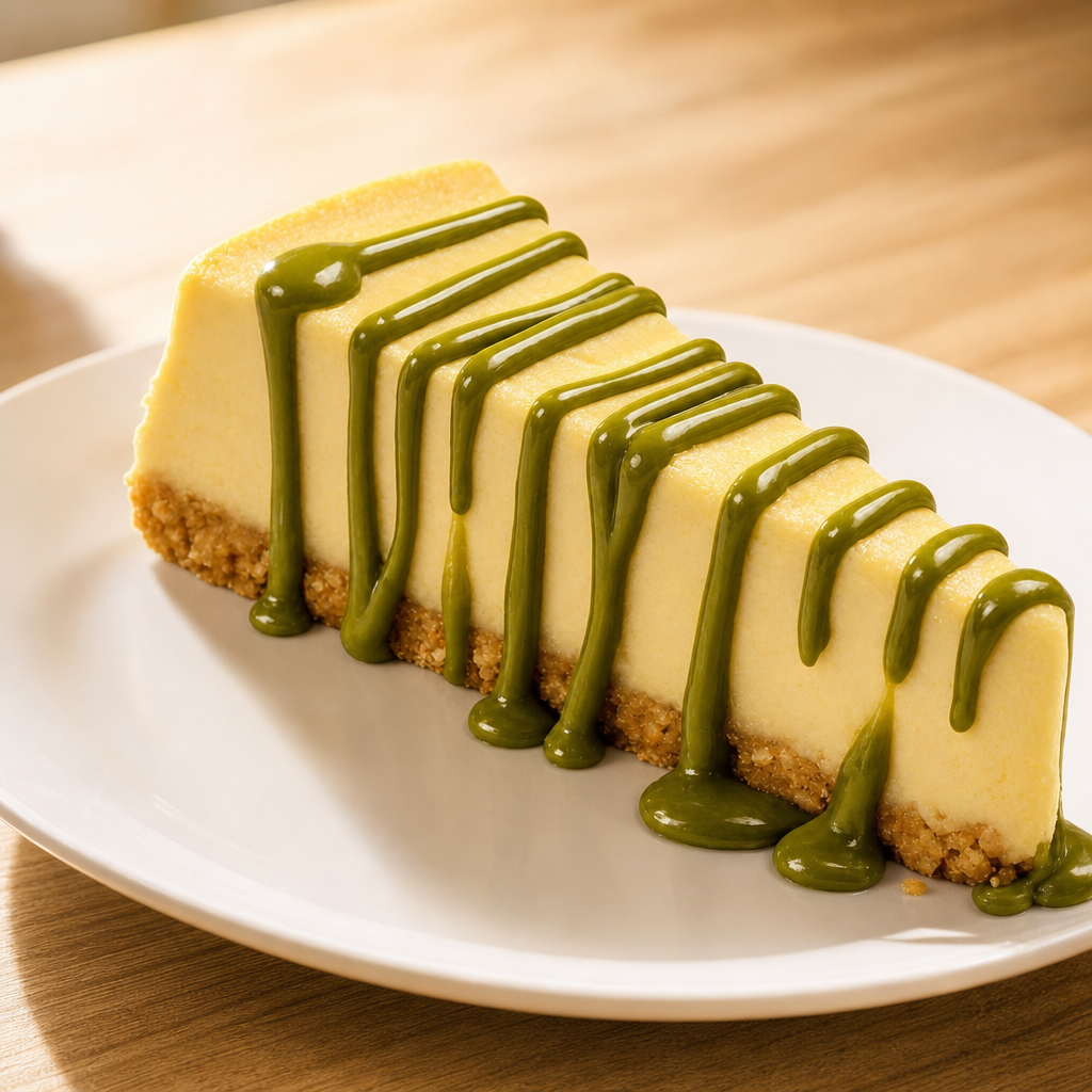Pistachio Cheesecake.