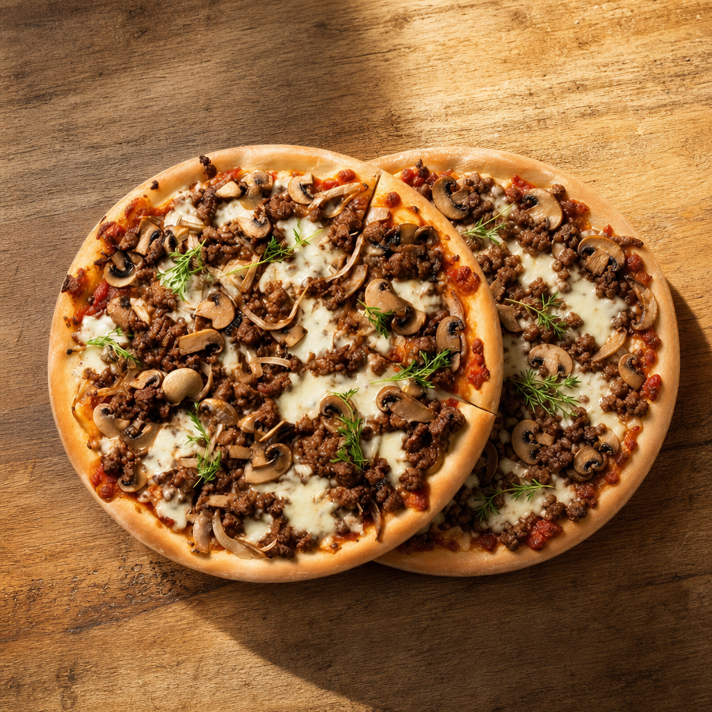 Double Deal:  2 14'' Meat Overlaod