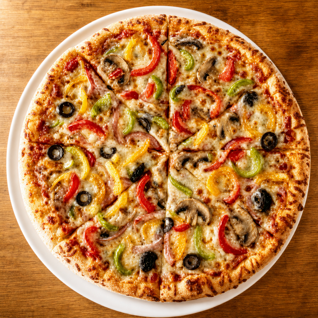 Garden Veggie Pizza.