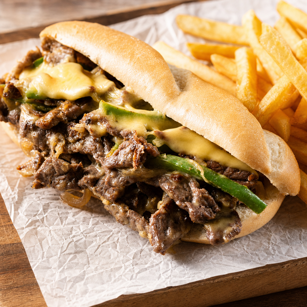 Philly Steak Sandwich Combo.