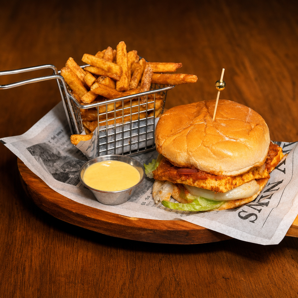 Paneer Tikka Burger