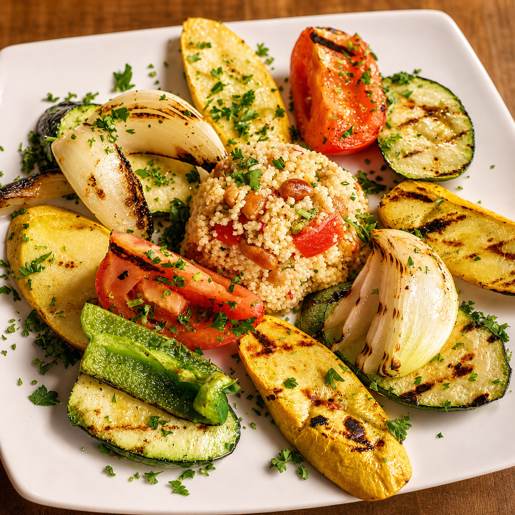 Grilled Vegetable Platter.